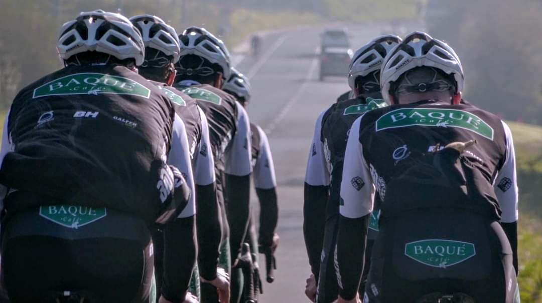 Essax,con el Baqué Cycling Team en 2021